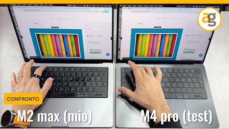 RECENSIONE MAC BookPro M4 (pro) Vs. M2 (max) e CONFRONTO – Andrea Galeazzi