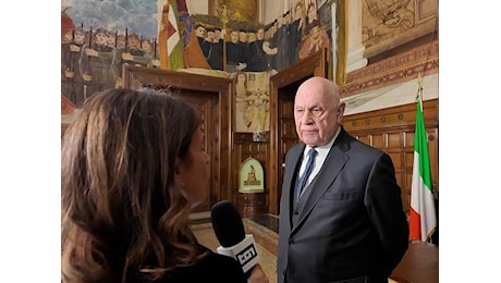 Il Ministro della Giustizia Carlo Nordio al TG1