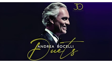 Andrea Bocelli celebra trent’anni di carriera con la raccolta “Duets