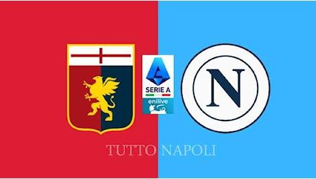 Genoa-Napoli 0-2 (15' Anguissa, 23' Rrahmani): intervallo a Marassi, domina il Napoli!