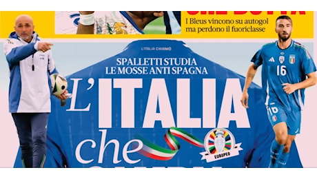 Le carte di oggi: Italia cambia contro la Spagna, la Juve vuole Adeyemi