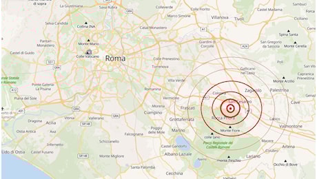 Terremoto a Roma di magnitudo 2.9 con epicentro a San Cesareo, cittadini impauriti e spaventati: la situazione