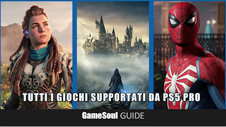 Tutti i giochi supportati da PS5 Pro