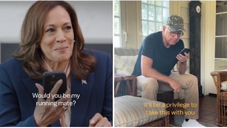 Il video della telefonata in cui Kamala Harris ha chiesto a Walz di fargli da vice: «Facciamo insieme questo viaggio»