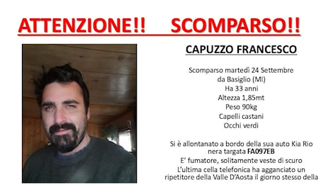 Francesco Capuzzo trovato morto vicino ad Aosta: «Diceva di voler tentare un'escursione estrema»