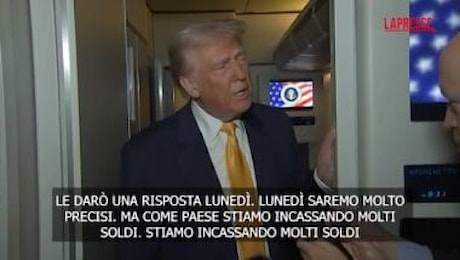 Dazi, Trump: Stiamo incassando un sacco di soldi