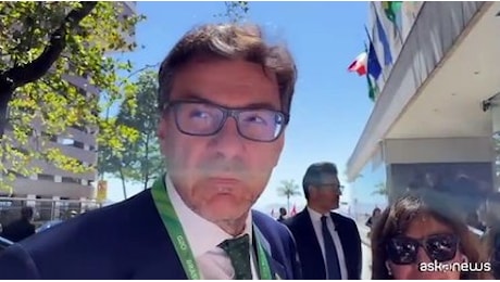 Giorgetti da Rio: Ita? Per il closing è questione di settimane