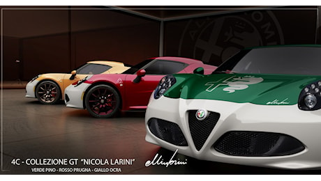 Stellantis Heritage presenta l’esclusiva 4C – Collezione GT “Nicola Larini”