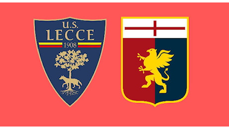 Formazioni ufficiali Lecce-Genoa: le scelte di Giampaolo e Vieira