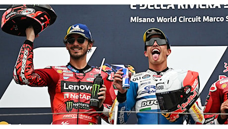 Ducati, ecco la coppia Bagnaia-Marquez: Io e Marc sembriamo la stessa persona. Di Alex Marquez il miglior tempo