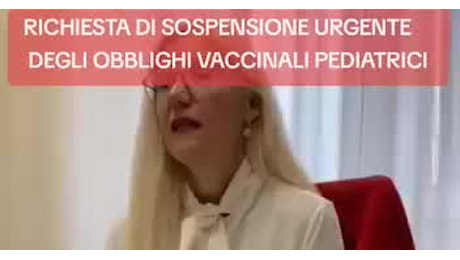 Avvocato Renate Holzeisen al governo: Stop all'obbligo vaccinale per i bambini, mancano gli studi, italiani cavie di Big Pharma - VIDEO