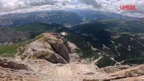 Raian Kamel, nelle storie Instagram l'ultimo video del base jumper morto in Val Badia