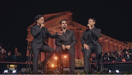 Successo per il concerto de “Il Volo” ad Agrigento, Schifani: “Avevamo visto giusto”