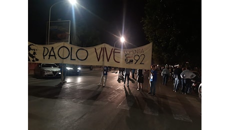 Palermo, la fiaccolata per via D’Amelio – VIDEO