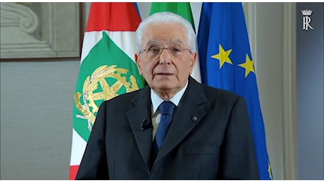 Mattarella: speranza nel 2025, tocca a noi tradurla in realtà