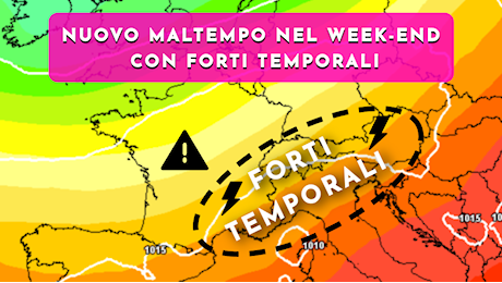 [Meteo medio termine] Nuovi intensi temporali nel fine settimana, poi caldo africano