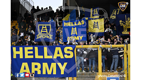 Lecce-Hellas Verona, domani 250 tifosi gialloblù allo stadio Via del Mare