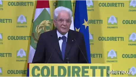 Gli 80 anni di Coldiretti, Mattarella: «Non bisogna aver paura del nuovo»