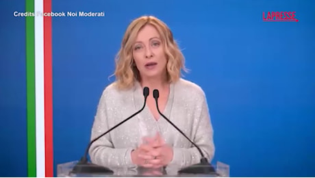 VIDEO Governo, Meloni: Nel centrodestra siamo diversi ma coesi