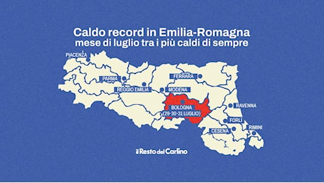 Caldo record in Emilia Romagna: luglio 2024 tra i più caldi di sempre