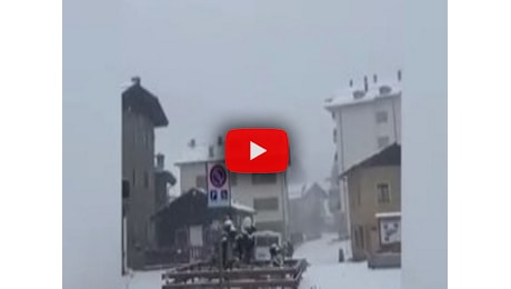 Meteo: Neve, paesaggi imbiancati in Val d'Aosta, Piemonte e Lombardia, anche in pianura; il Video