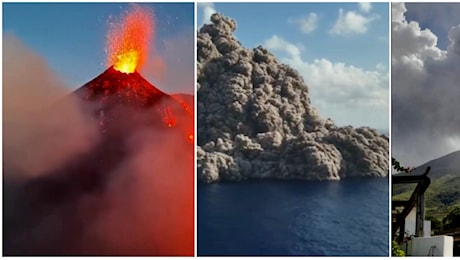Spazio aereo chiuso dopo l'eruzione dell'Etna, allerta rossa per Stromboli: la situazione attuale