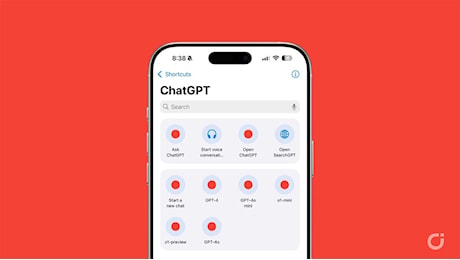 OpenAI integra l’opzione SearchGPT nell’app Comandi Rapidi