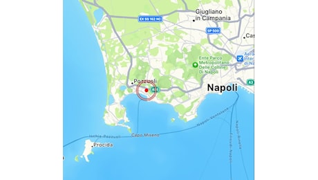 Terremoto ai Campi Flegrei: epicentro a Pozzuoli | DATI