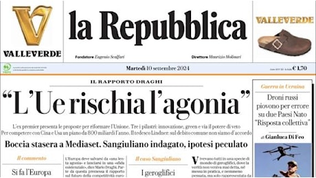 La Repubblica : La Nazionale ha riacceso la luce ma con Israele è vergogna ultrà