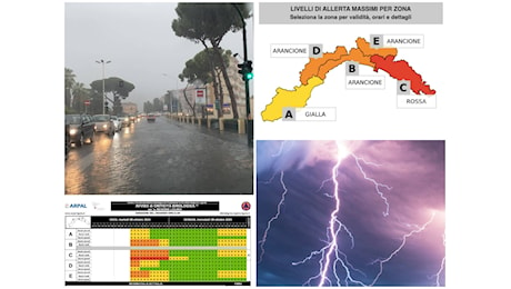 Maltempo, Imperia: intensità molto elevate nell'entroterra, scatta nuova allerta per mercoledì 9 ottobre /Le previsioni