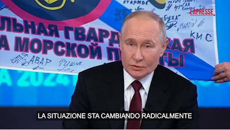 VIDEO Ucraina, Putin: Stiamo conquistando chilometri quadrati di territorio ogni giorno