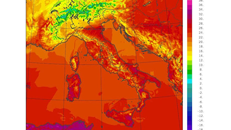 Meteo, le temperature massime di oggi: +22°C a Caltabellotta