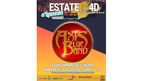 Vibrazioni Musicali degli AXIS Blues Band al Lungomare Ginepri di Lamezia Terme