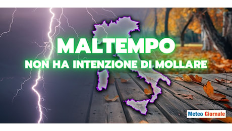 Meteo: la tregua è breve, si prepara una nuova ondata di maltempo, tutte le zone a rischio