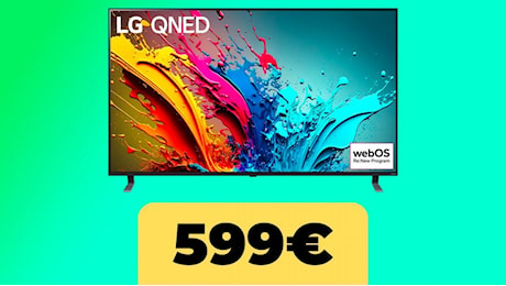 La TV LG QNED 55'' è in forte sconto per il Black Friday di Amazon