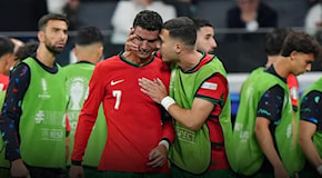 Cristiano Ronaldo, rigore sbagliato e lacrime in Portogallo-Slovenia: foto e video del pianto
