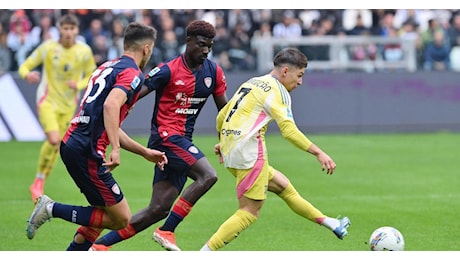 Juventus-Cagliari 1-1. La sintesi della partita