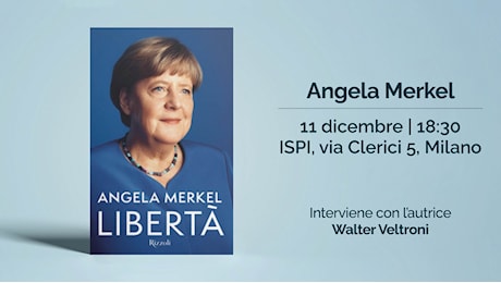 Angela Merkel presenta Libertà a Palazzo Clerici