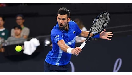 Tennis: per Djokovic esordio vincente a Brisbane