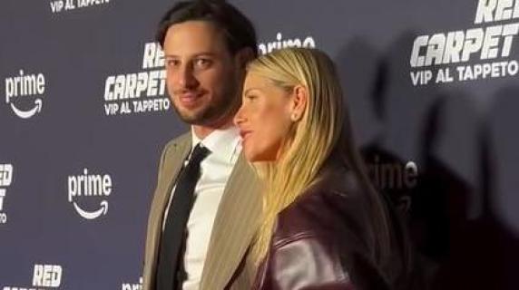 Alessia Marcuzzi con il figlio Tommaso Inzaghi sul red carpet del nuovo programma: «È la prima volta»