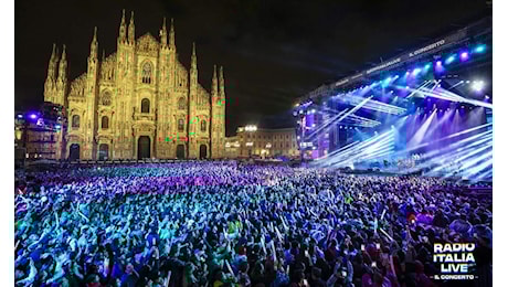Radio Italia Live 2025: svelati il cast e la scaletta del concerto in Piazza Duomo a Milano