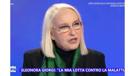 Eleonora Giorgi, l'annuncio sulla malattia in diretta è un fulmine a ciel sereno: l'attrice e l'amara confessione