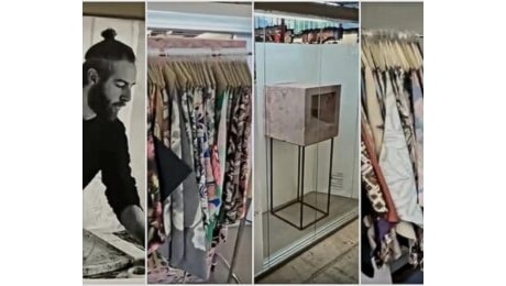 VIDEO A Milano Unica c'è una Vetrina Artistica ed è comasca: le storiche Seterie Argenti uniscono tessile e arte