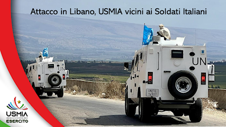 Attacco in Libano, USMIA vicini ai Soldati Italiani