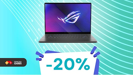 Volete giocare al meglio in mobilità? Questo potente notebook ASUS fa per voi, ed è anche IN SCONTO!