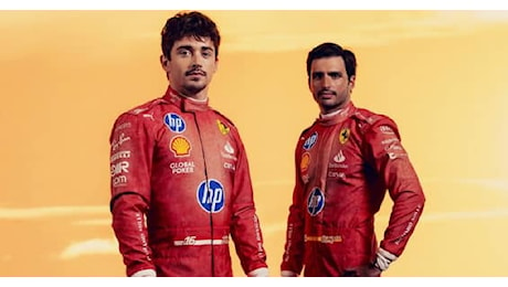 Las Vegas, ecco le tute speciali per Charles Leclerc e Carlos Sainz. FOTO