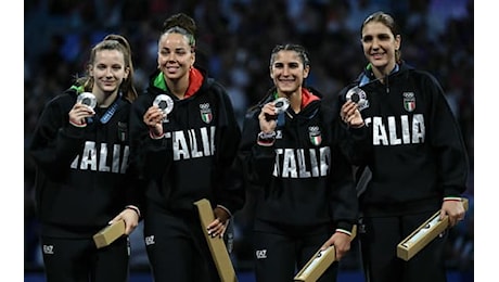 Italia argento nel fioretto a squadre donne alle Olimpiadi 2024