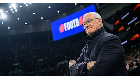 Ranieri: “Grande Roma, non mi aspettavo questa reazione. Dybala? Aveva dato tutto”