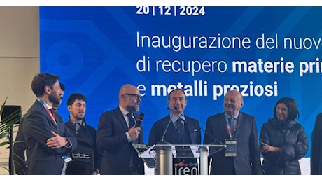 Iren, inaugurato il primo impianto europeo per il recupero di metalli preziosi e materie prime critiche a basso impatto ambientale