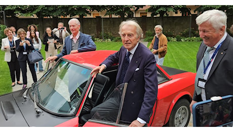 Luca Cordero di Montezemolo ha inaugurato la mostra “Vincenzo Lancia” in Confindustria Cuneo [FOTO]